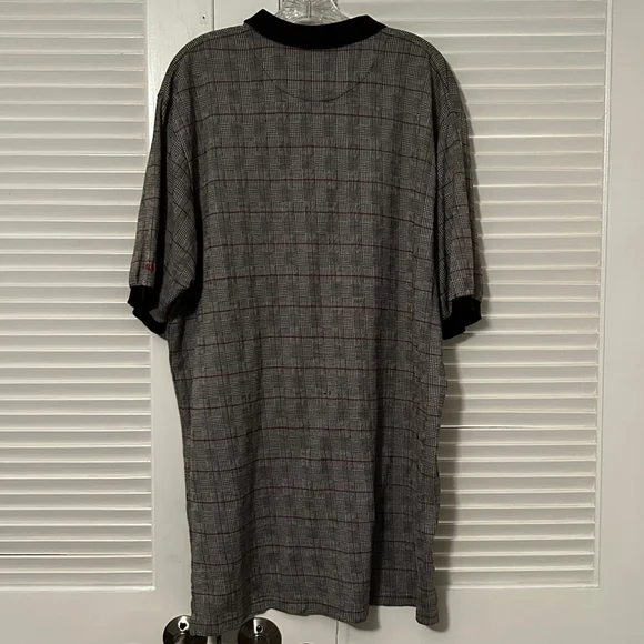 Polo Golf Ralph Lauren Gray Black Plaid Collared Shirt Men’s XL - Picture 3 of 8